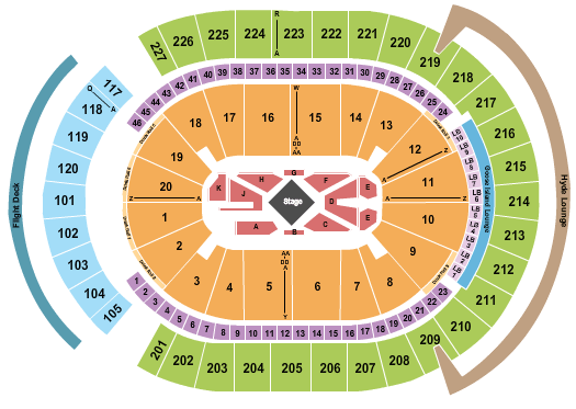 T-Mobile Arena George Strait Seating Chart